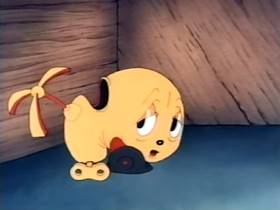 Screenshots from the 1944 Terrytoons cartoon The Helicopter