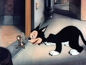 Screenshots from the 1944 Terrytoons cartoon The Helicopter