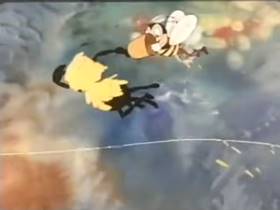 Screenshots from the 1944 Terrytoons cartoon A Day in June