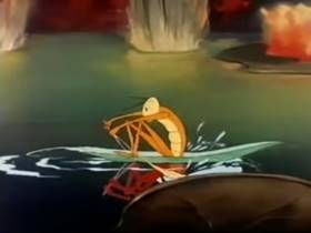 Screenshots from the 1944 Terrytoons cartoon A Day in June