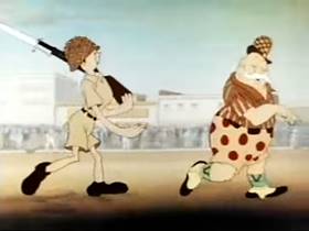 Screenshots from the 1944 Terrytoons cartoon My Boy Johnny