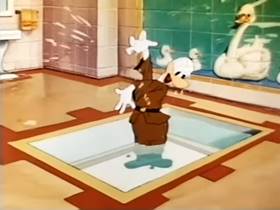 Screenshots from the 1944 Terrytoons cartoon My Boy Johnny