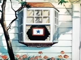 Screenshots from the 1944 Terrytoons cartoon My Boy Johnny