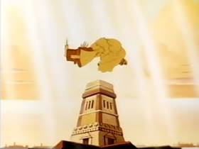 Screenshots from the 1944 Terrytoons cartoon My Boy Johnny