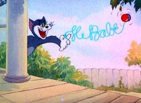 Screenshots from the 1944 MGM cartoon The Zoot Cat