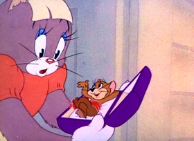 Screenshots from the 1944 MGM cartoon The Zoot Cat