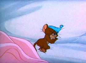 Screenshots from the 1944 MGM cartoon The Million Dollar Cat