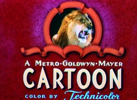Screenshots from the 1944 MGM cartoon The Million Dollar Cat