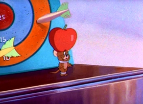 Screenshots from the 1944 MGM cartoon The Million Dollar Cat