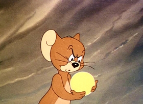 Screenshots from the 1944 MGM cartoon The Bodyguard
