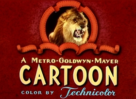 Screenshots from the 1944 MGM cartoon The Bodyguard