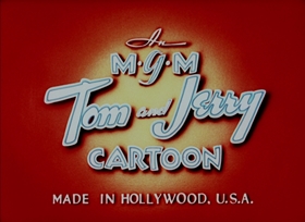Screenshots from the 1944 MGM cartoon Puttin