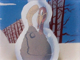 Screenshots from the 1944 Warner Bros. cartoon Tom Turk and Daffy