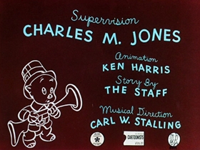 Screenshots from the 1944 Warner Bros. cartoon Tom Turk and Daffy