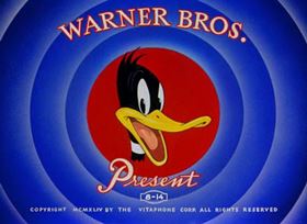 Screenshots from the 1944 Warner Bros. cartoon Plane Daffy