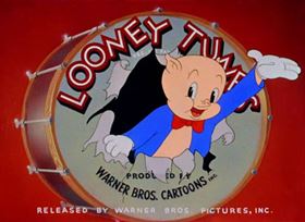 Screenshots from the 1944 Warner Bros. cartoon Plane Daffy