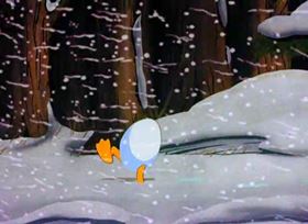 Screenshots from the 1944 Warner Bros. cartoon Booby Hatched