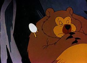 Screenshots from the 1944 Warner Bros. cartoon Booby Hatched