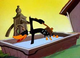 Screenshots from the 1944 Warner Bros. cartoon The Stupid Cupid