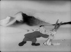 Screenshots from the 1944 Warner Bros. cartoon Three Brothers