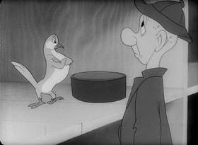 Screenshots from the 1944 Warner Bros. cartoon Three Brothers