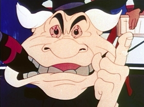 Screenshots from the 1944 UPA cartoon Hell-Bent for Election