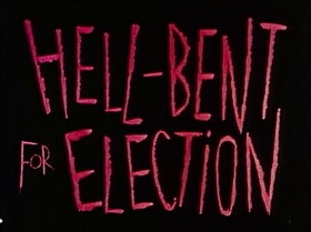 Screenshots from the 1944 UPA cartoon Hell-Bent for Election