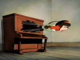 Screenshots from the 1945 Terrytoons cartoon The Port of Missing Mice