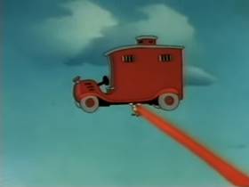 Screenshots from the 1945 Terrytoons cartoon The Port of Missing Mice