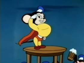 Screenshots from the 1945 Terrytoons cartoon The Port of Missing Mice