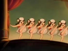 Screenshots from the 1945 Terrytoons cartoon The Port of Missing Mice