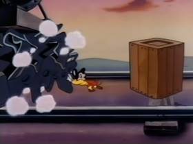 Screenshots from the 1945 Terrytoons cartoon The Silver Streak