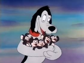 Screenshots from the 1945 Terrytoons cartoon The Silver Streak