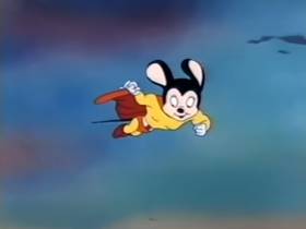 Screenshots from the 1945 Terrytoons cartoon The Silver Streak