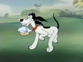 Screenshots from the 1945 Terrytoons cartoon The Silver Streak