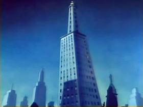 Screenshots from the 1945 Terrytoons cartoon Mighty Mouse Meets Bad Bill Bunion