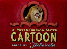 Screenshots from the 1945 MGM cartoon The Mouse Comes to Dinner