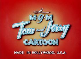 Screenshots from the 1945 MGM cartoon The Mouse Comes to Dinner