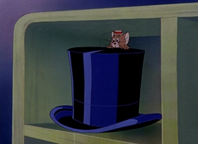 Screenshots from the 1945 MGM cartoon Mouse in Manhattan