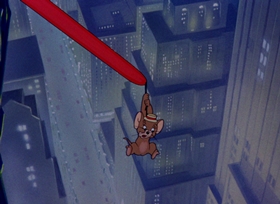 Screenshots from the 1945 MGM cartoon Mouse in Manhattan