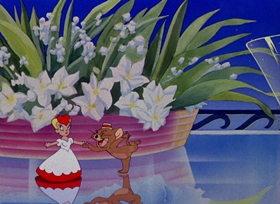 Screenshots from the 1945 MGM cartoon Mouse in Manhattan