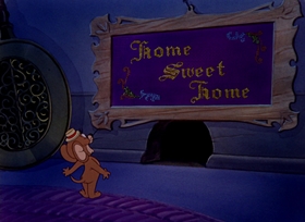 Screenshots from the 1945 MGM cartoon Mouse in Manhattan