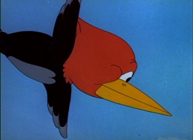 Screenshots from the 1945 MGM cartoon Tee for Two