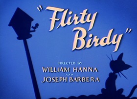 Screenshots from the 1945 MGM cartoon Flirty Birdy
