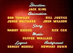 Screenshots from the 1945 Disney cartoon The Clock Watcher