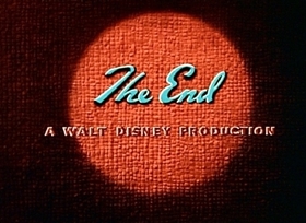 Screenshots from the 1945 Disney cartoon Cured Duck