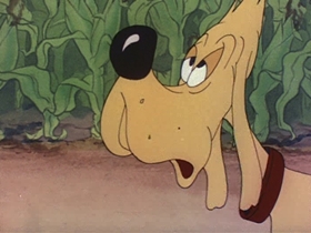 Screenshots from the 1945 Walter Lantz cartoon Crow Crazy