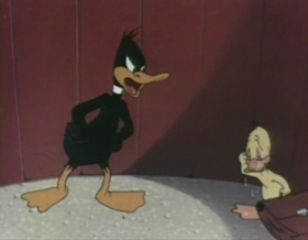 Screenshots from the 1945 Warner Bros. cartoon Ain