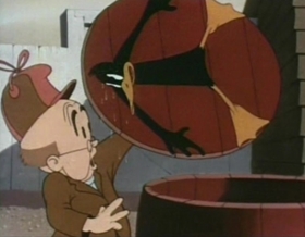 Screenshots from the 1945 Warner Bros. cartoon Ain