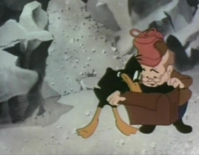 Screenshots from the 1945 Warner Bros. cartoon Ain